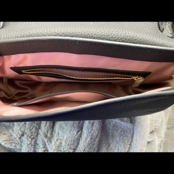 Kate Spade Black Leather Flower Shoulder Bag - Picture 7 of 12